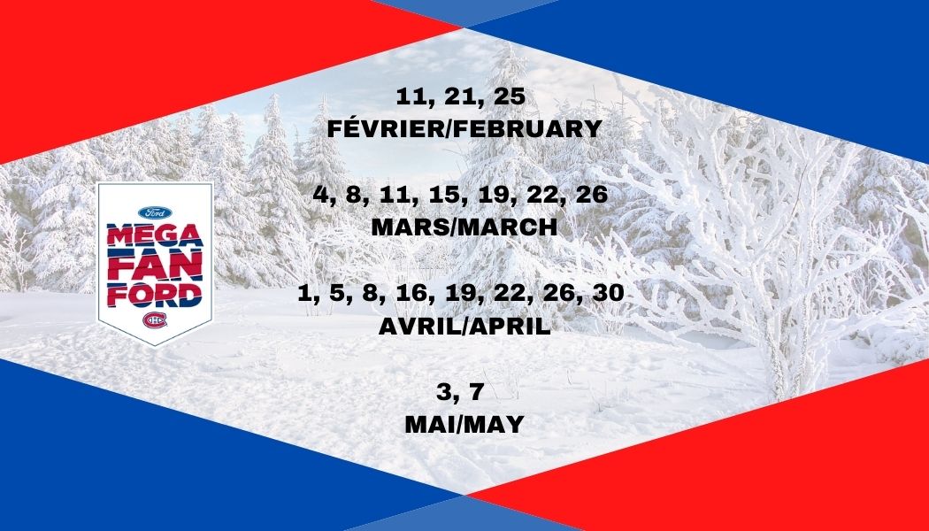megafanford's tweet photo. Soyez des nôtres lors des prochains iChats animés par @michelkunta qui auront lieu aux dates affichées.
Nous ferons tirer de nombreux prix lors de la première entracte!
Vous ne voulez pas manquer ça!
#gohabsgo #megafanford #ichat #prizes @canadiensmtl @fordcanada https://t.co/4HlWXGBBXW