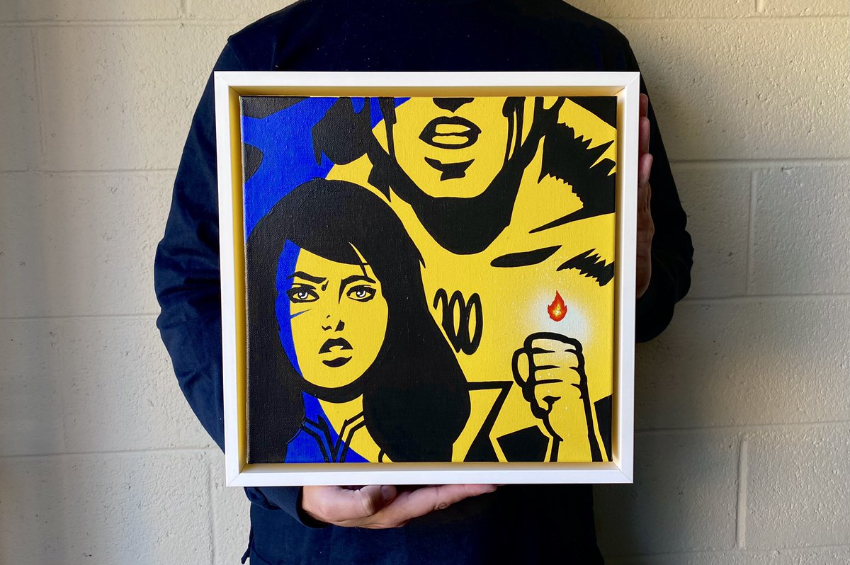MDMN__'s tweet photo. NEW “RIDE OR DIE” 12x12in framed painting for “Forever love” group show at @eWKUKs in Los Angeles 👀🔥
#mdmn #ewkuks #ewkuksgallery #LosAngeles #artforsale #artshow #rideordie #foreverlove #graffiti #streetart #muralist #painting #fineart #Contemporaryart https://t.co/DmgR7rrP5J