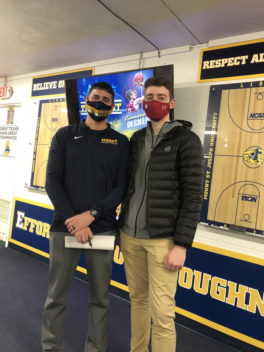 Thank you Coach Carrigan for a great visit and the opportunity to play at the Mount! <a href="/MSJCoachC/">Toby Carrigan</a>