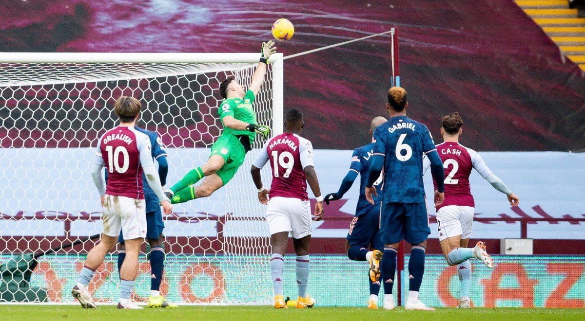 Only Ederson (13) has kept more clean sheets this season than Emiliano Martinez (11)🧤