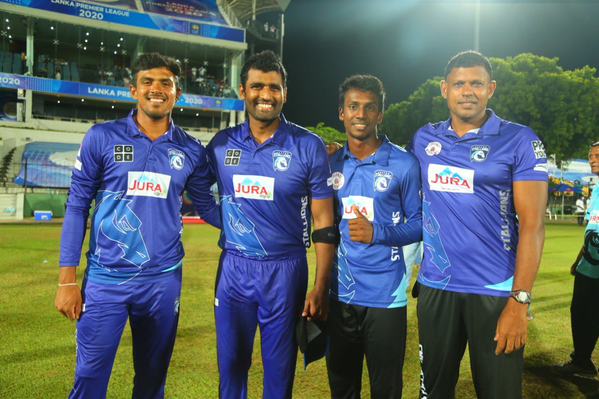 PereraThisara's tweet photo. Brilliant performance from two youngsters; Mahesh Theekshana and Dhananjaya Lakshan .#newrisingstars Thanks a ton to LPL #LPL #T10
Wish them good luck in their future endeavours. https://t.co/Q5yW5A3U02