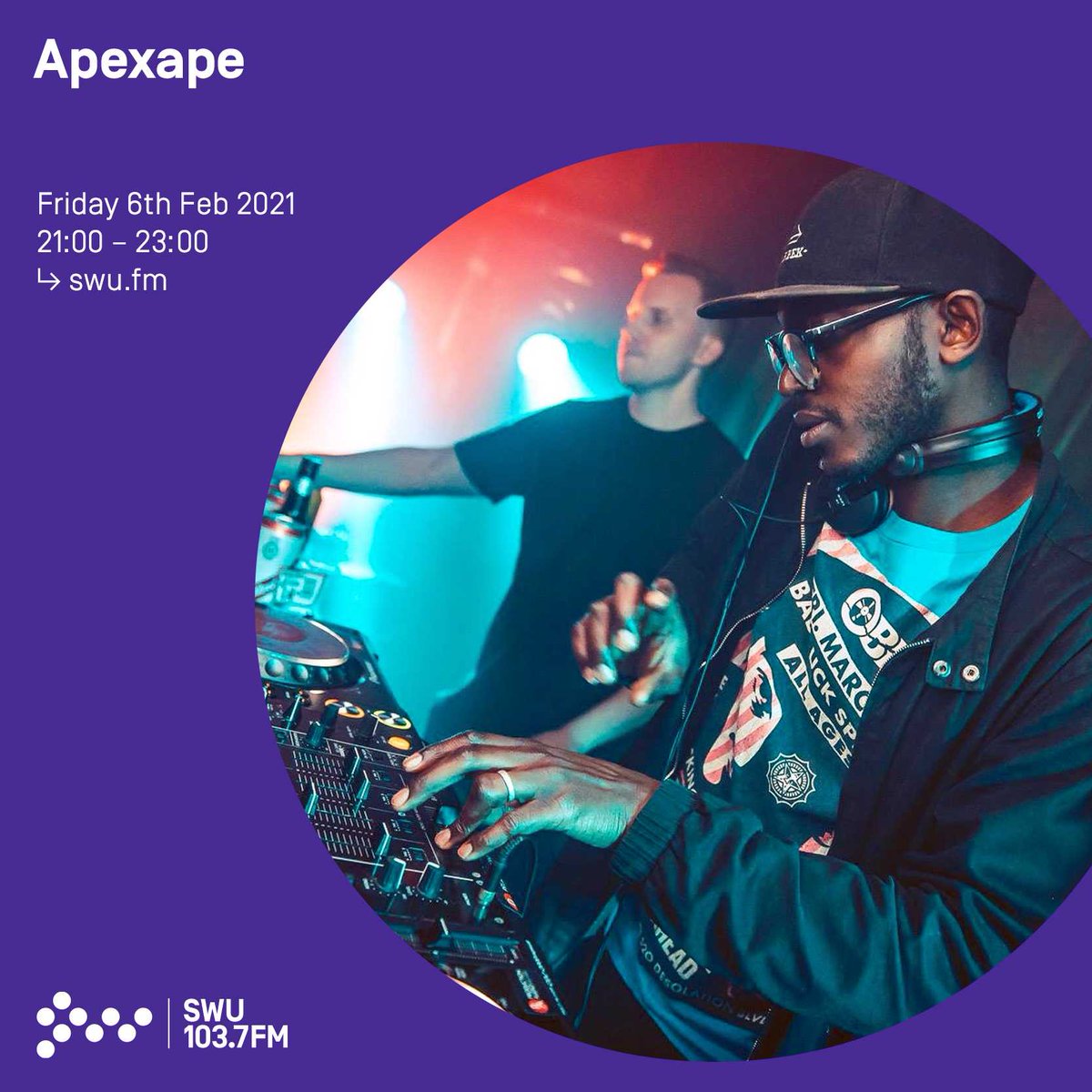 Live now! <a href="/ApexapeLDN/">APEXAPE</a>

Listen on swu.fm/player/ iOS apps 
OR 103.7FM (Bristol &amp; surrounding areas) 

swu.fm