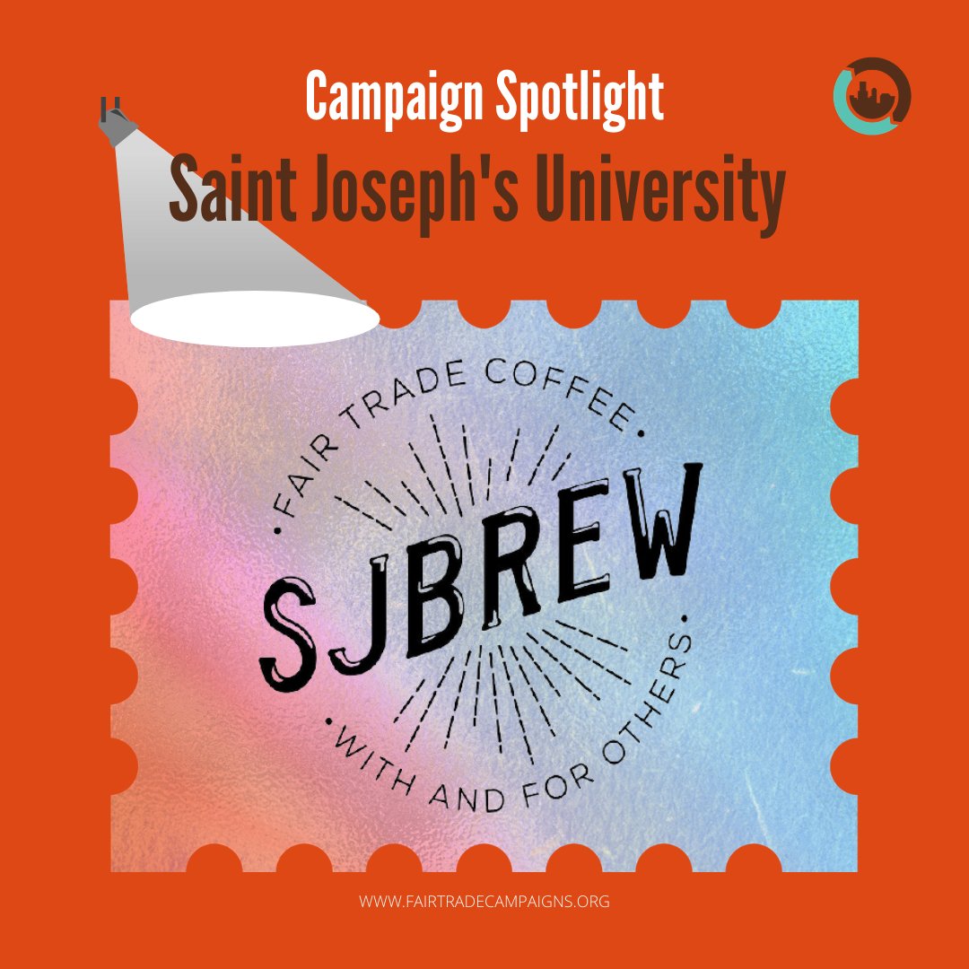 FTCampaigns's tweet photo. This rockstar university is starting their very own Fair Trade coffee company! Cuddos to the team for all their hard work and cheers to all the future impact!

Follow @sju_fairtrade on Instagram! https://t.co/dA3ojYJCGw