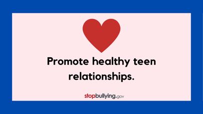 StopBullyingGov's tweet photo. Dating Mattersยฎ is a teen-dating violence prevention model that helps stop teen dating violence before it starts. Itโs a great resource for parents and educators that want to promote healthy relationships. #StopBullying #DatingMatters #TDVAM2021 @CDCgov
https://t.co/Jrih6TK5IH https://t.co/N3GpJxMVSV