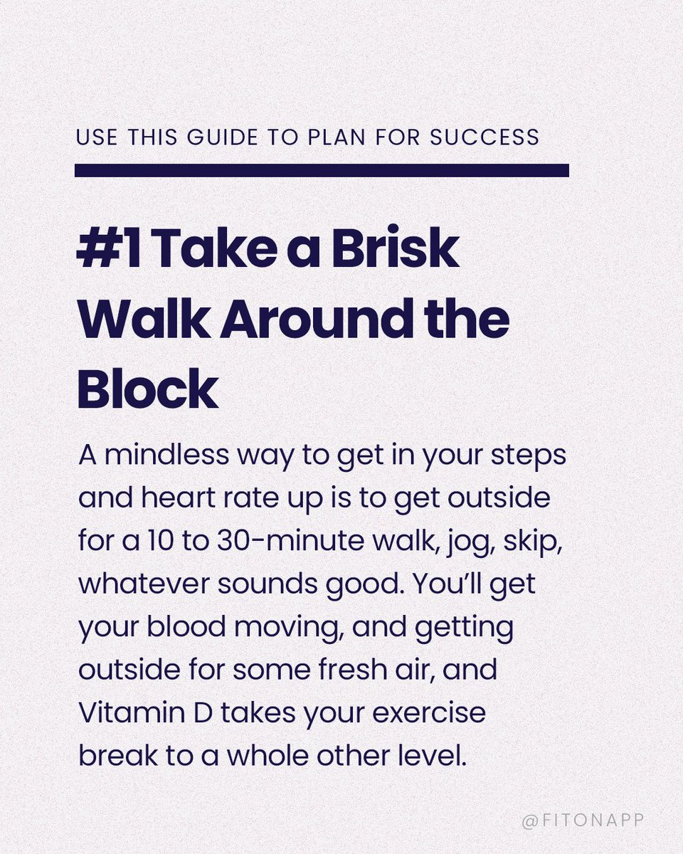 While your daily commute is still 😖 Bed 👉 Desk 👉 Couch 👉 Bed. Which one of these are you trying? ⁠⁠
⁠⁠
These are little changes you can make to offset the effects of too much sitting and check out the full study here: fitonapp.com/fitness/exerci…