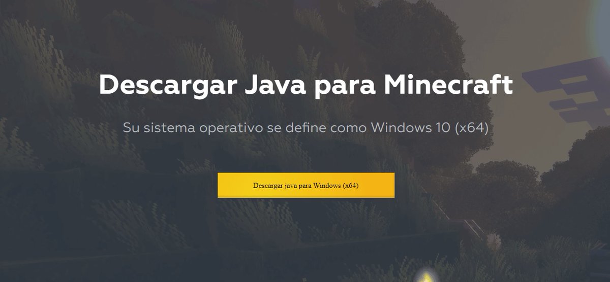 ChileCode's tweet image. Descargar #Java para #Minecraft

java-for-minecraft.com/es/