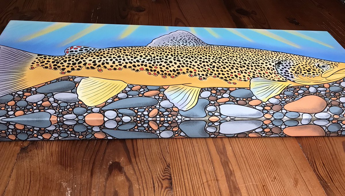 wottiv's tweet photo. “Big Brown in the sun”
Fine art giclee on canvas
24x10” mounted to 1.5” frame
Signed and numbered in succession
Mounting hardware included
🔗Link in Bio!🔗
#trout #browntrout #wnctrout #troutfishing #troutart #flyfishing #wncflyfishingtrail #troutbum #flytying #water #canvas https://t.co/s3ZZDEujds