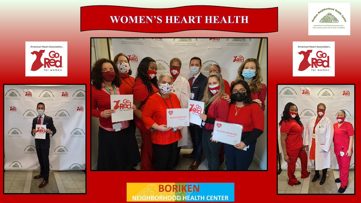 Aponte_MD's tweet image. In the midst of this COVID pandemic let's not forget about the leading cause of death in Women- Heart Disease. During this month we take time to raise awareness and our Health Center is doing its part.

#goredforwomen #heartdiseaseawareness