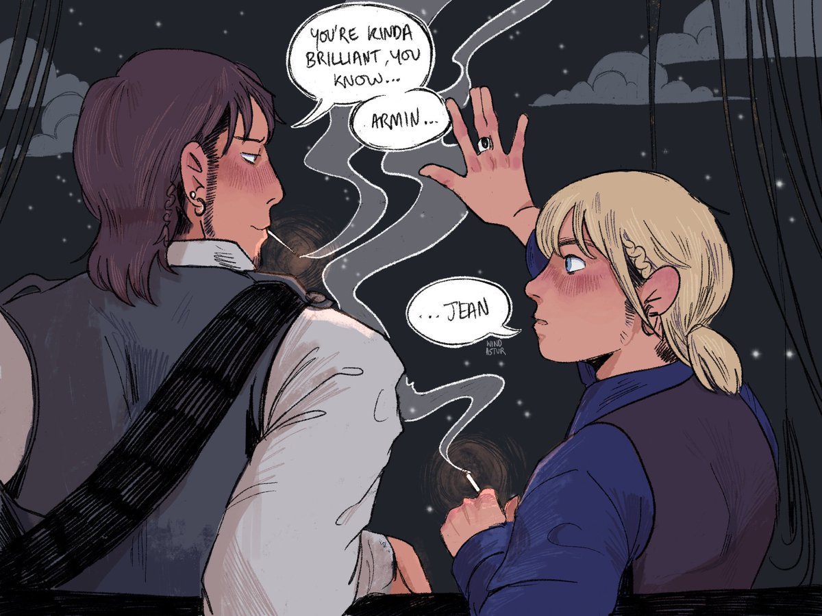 pirate au | just jearmin admiring each other... 