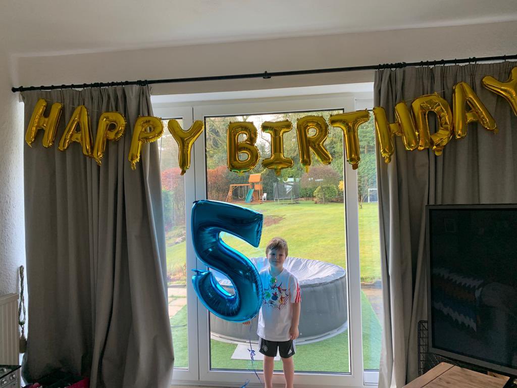 Home sweet home from 3 weeks on the road @EuropeanTour and back in time for my boy Hugo’s 5th birthday 🥳 🎂 #Son #birthday #Legend #family