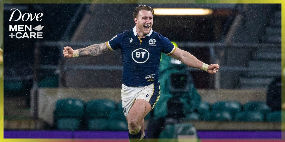 💬 "We believe in each other." 

Captain Stuart Hogg celebrating a historic win at Twickenham. #AsOne