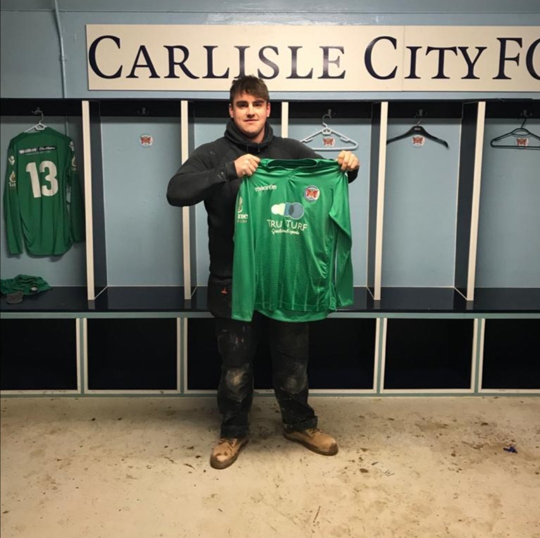 CarlisleCityFC's tweet photo. His youth career was spent at @OfficialQosFC before moving to @AnnanAthleticFC and then onto @GretnaFC2008 and was with @Themidsfc before joining @CarlisleCityFC https://t.co/6qJ3hbIHh7