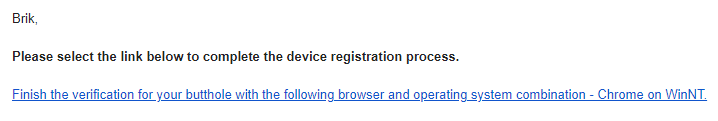 I told the bank my computer's name was butthole