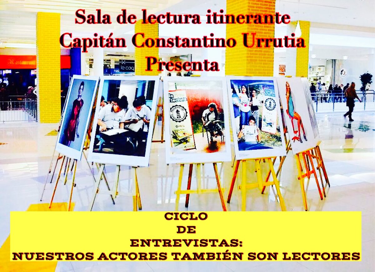 Ciclo de entrevistas : nuestros actores también son lectores youtu.be/ycbs-gnezKc vía <a href="/YouTube/">YouTube</a> Con el actor  <a href="/RoberUscanga/">Roberto Uscanga</a>