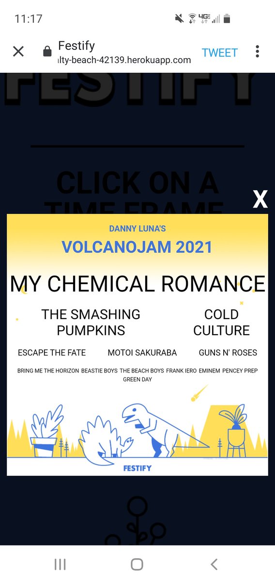 ccdanny_'s tweet photo. This website puts together a festival lineup based on your Spotify lol @ZeNs_Dojo https://t.co/NIGehBDcSy