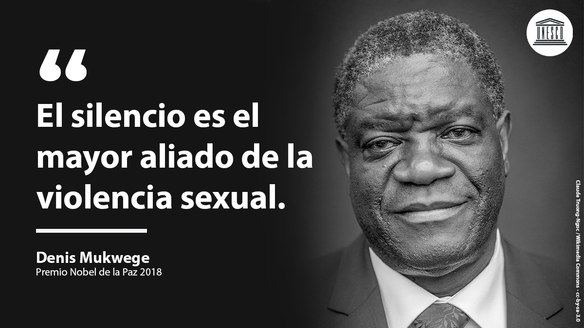 UNESCO_es's tweet photo. El Dr. Denis Mukwege, Premio Nobel de la Paz 2018, ha dedicado su vida a cuidar de las víctimas de agresiones sexuales en la República Democrática del Congo.

Te invitamos a leer su entrevista en el Correo de la UNESCO.

https://t.co/qM8QG2I09p #endGFM #CorreoUNESCO https://t.co/nI8nDZTPci
