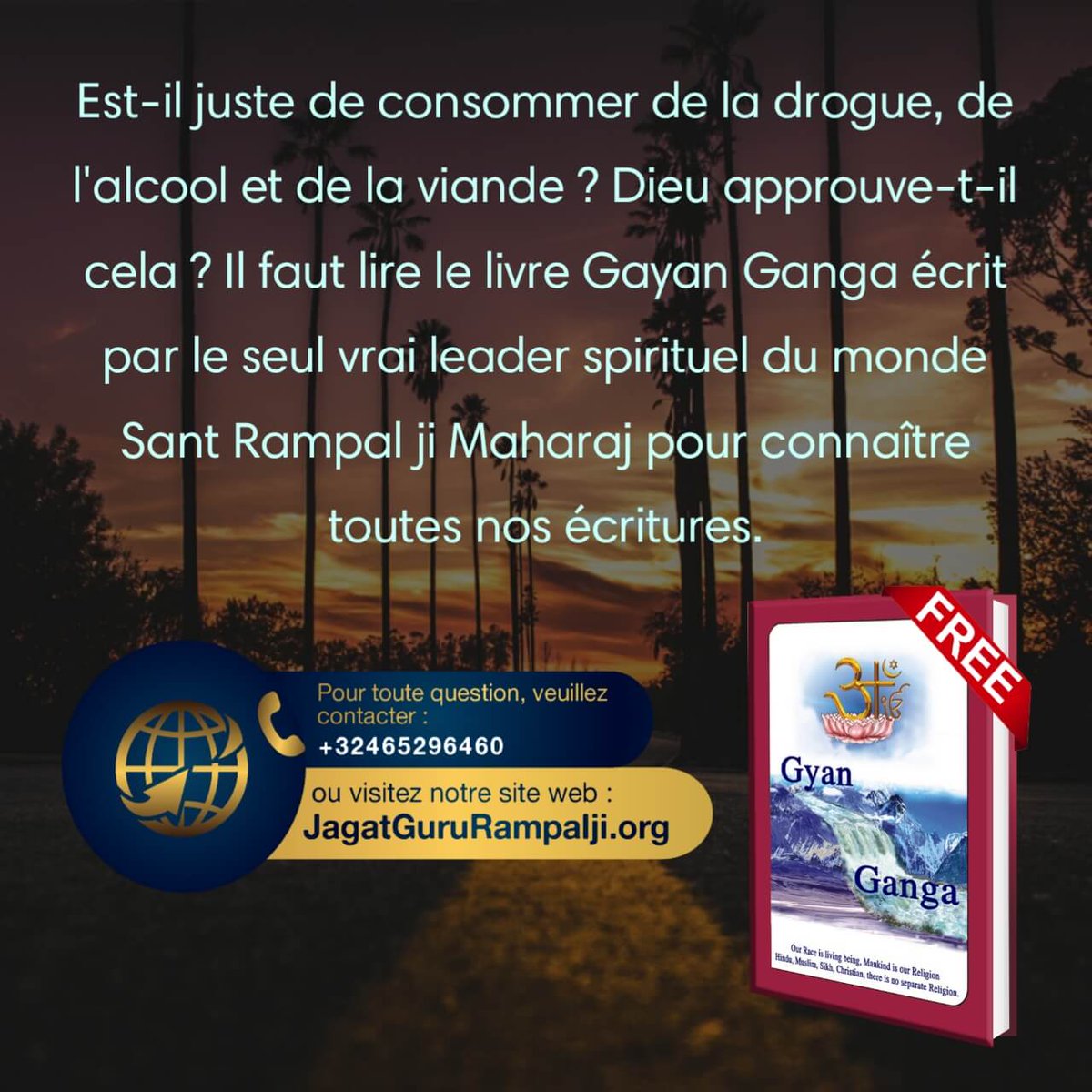 ms_ekta_'s tweet photo. @FranckenTheo Nous pouvons atteindre le bonheur et la paix dans la vie et dans l'après-vie aussi bien en lisant et en mettant en œuvre les enseignements du livre Way of living Written By Only True Spiritual leader of world Sant Rampal ji Maharaj https://t.co/3Drv4XnmdD
