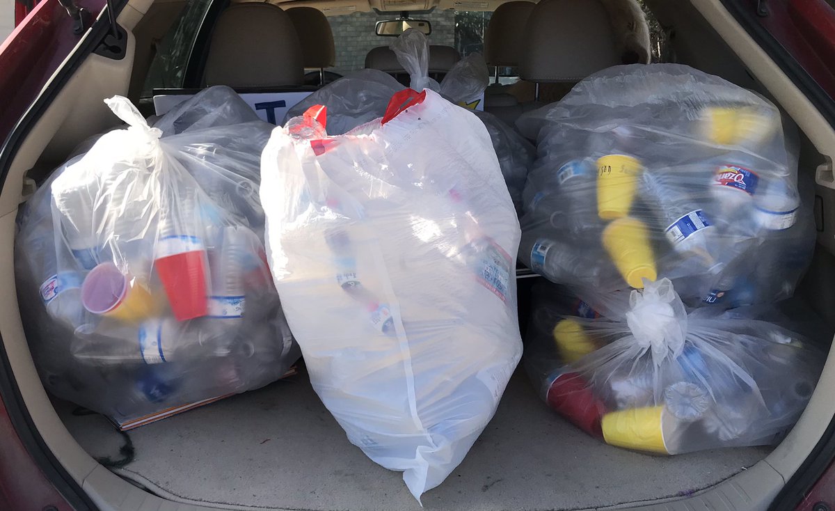 mamaburbz's tweet photo. Taylor Creek 5th graders are collecting water bottles  to be recycled! Looking out for the planet one small step at a time! ❤️♻️ #LTXinspires @LampasasTCE @JessyeRenee_  @kneuppers https://t.co/afFHNlPpTG