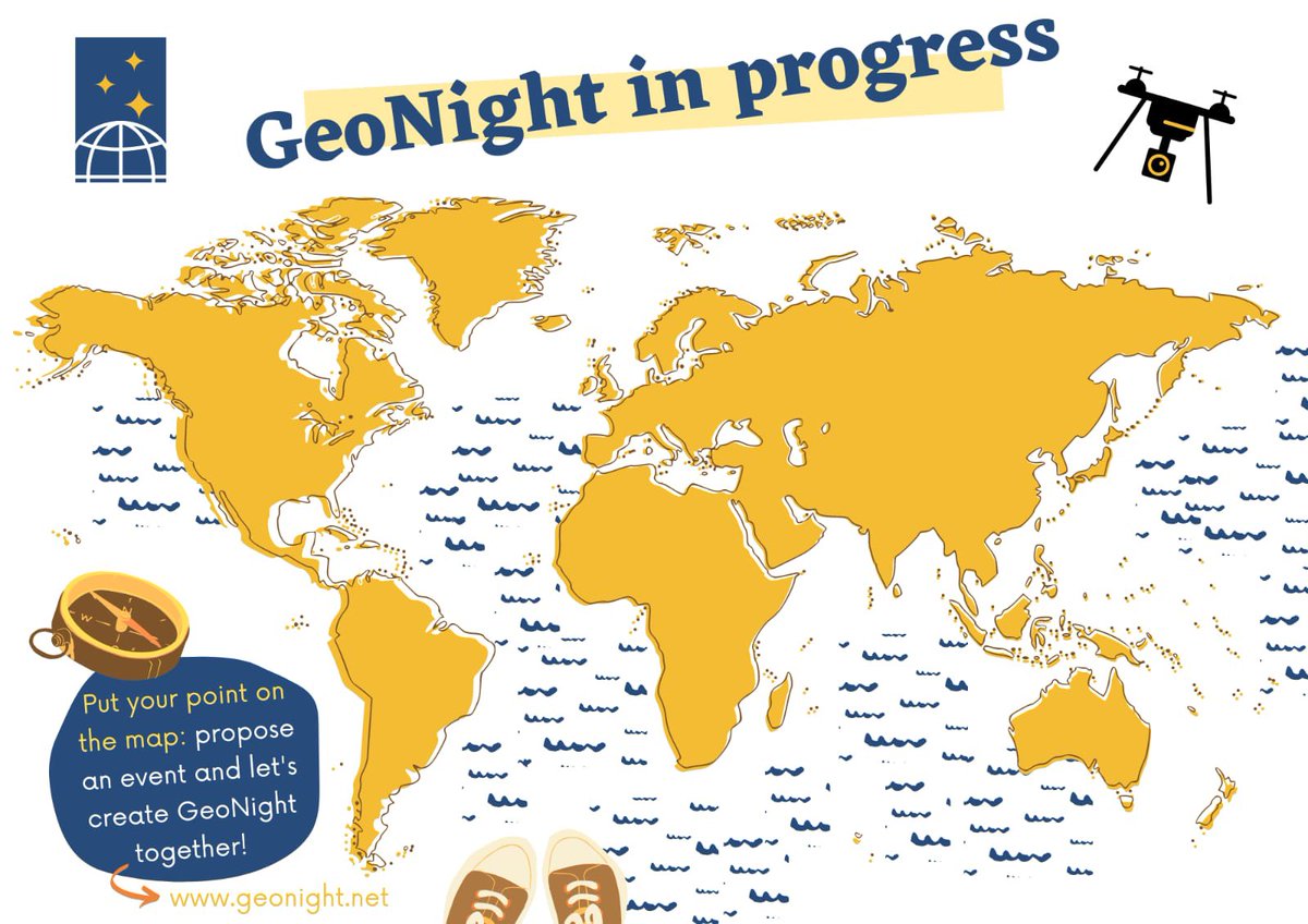 GeonightO's tweet photo. ✨ Where will this year's events take place? How about you? Will you be a spectator or an active participant?
Put your point on the map: propose an event, the form is on our website
(👉 https://t.co/89wxNsCJ5O)
#geonight2021
#geonightinprogress #geonight https://t.co/IDlbX79vkS