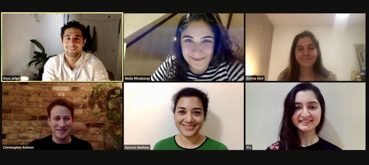 Another successful #Moorfields Duke Elder Preparatory Course - migrated to virtual this year!

Thank you to all our amazing speakers &amp; mentors!

(Screenshot from one of the many meetings with this awesome team of organisers)

#dukeelder #MedEd #virtuallearning