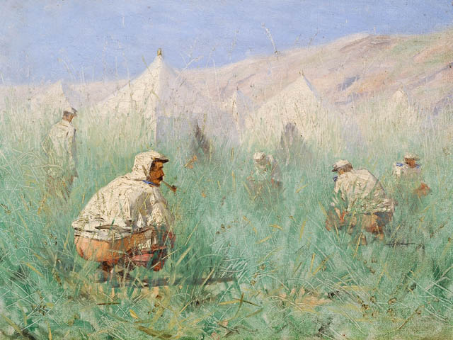 artvereshchagin's tweet photo. Russian Camp in Turkestan #realism #vereshchagin https://t.co/8asvGHQ161