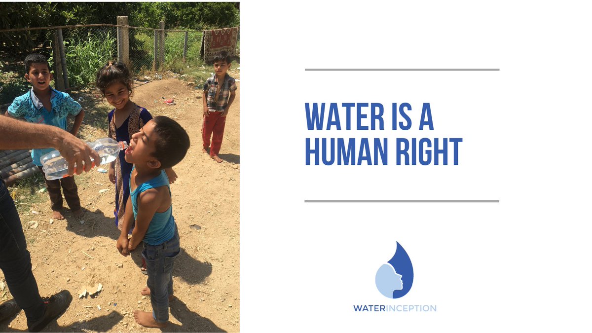 Access to clean water is essential. Clean water provides nourishment, prevents diseases and ensures a safe agriculture and food production. Without it, we simply cannot survive.

#WaterInception is working hard to provide water solutions to refugees in Lebanon.