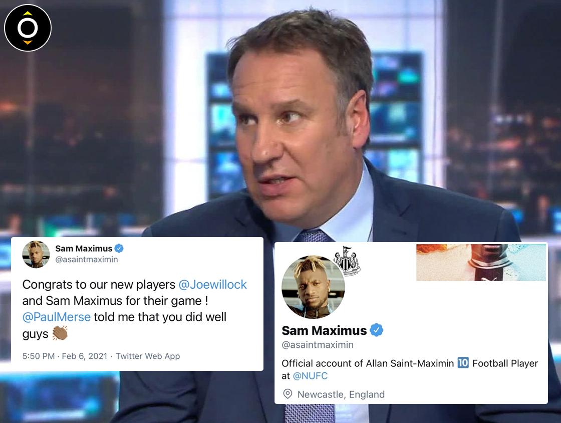 Huge fan of Allan Saint-Maximin taking the p*ss out of Merse for getting his name wrong today 😂😂😂