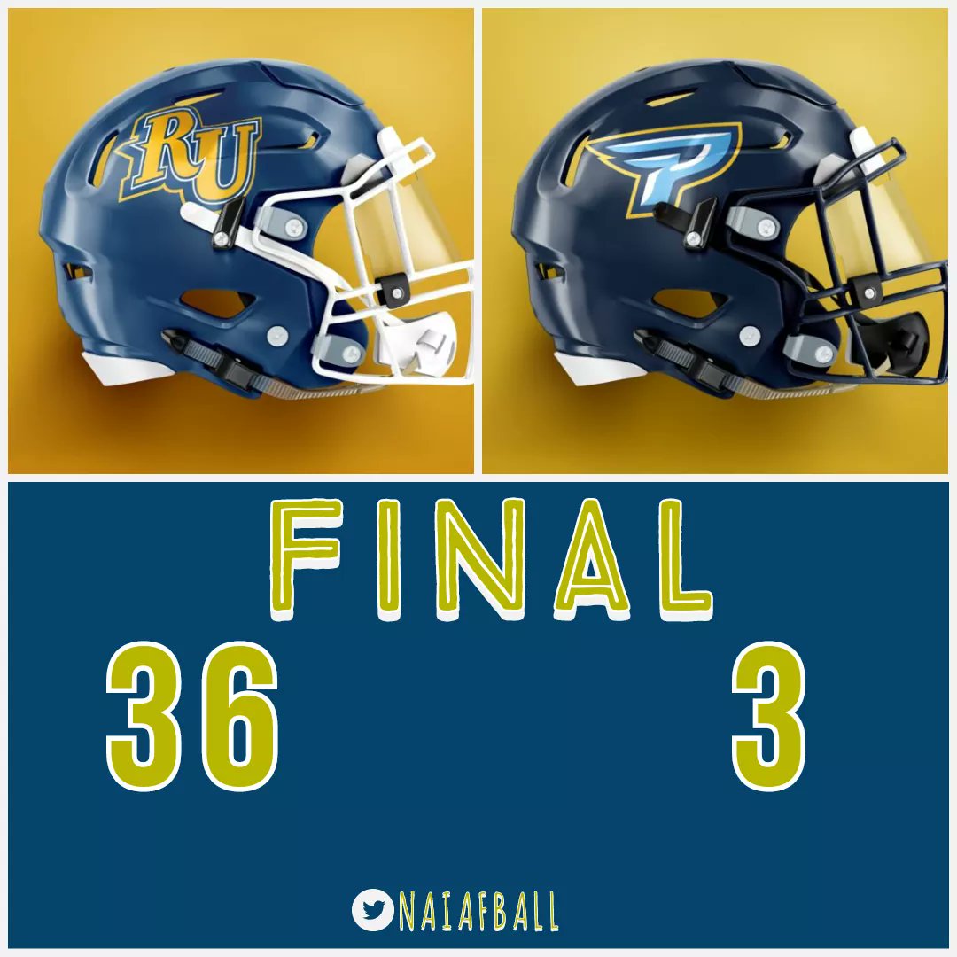 NAIAFBALL's tweet photo. And there's the final. Reinhardt starts their Appalachian Division defense win a solid win over Point. https://t.co/IIIUiCNYIN