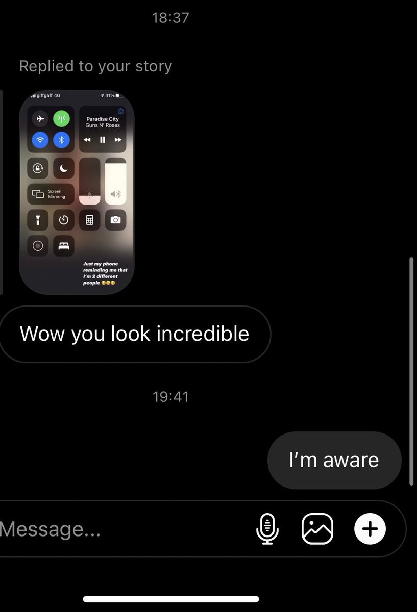 Replying to my exes messages like: