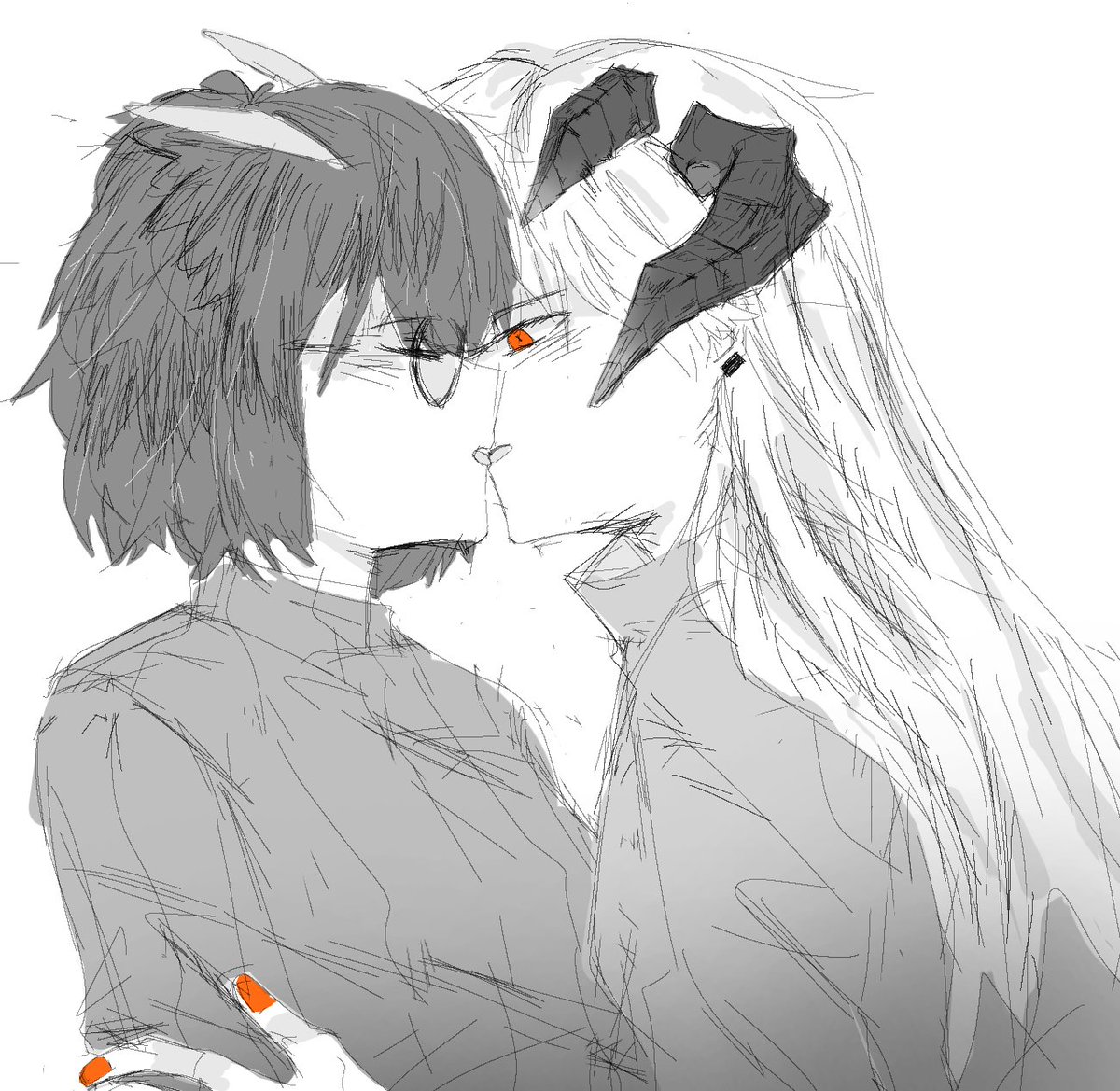 Thu4n1's tweet photo. #Arknights #明日方舟 #塞赫 https://t.co/qN8gRBJgvc