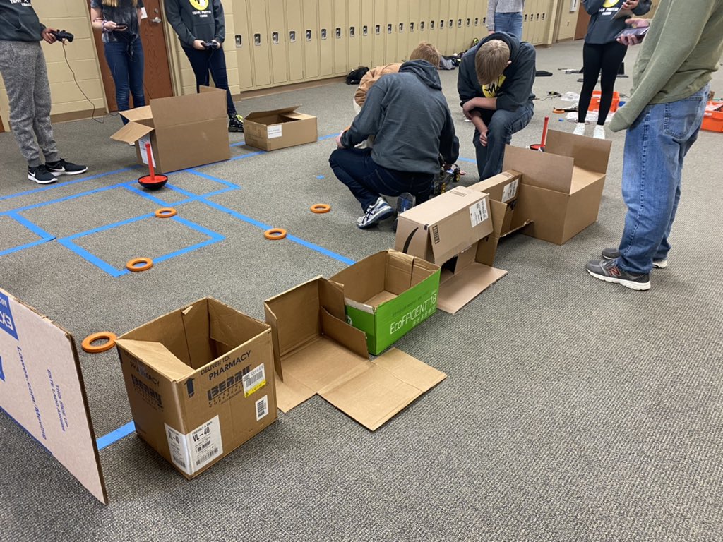 Every time we get a new online order with robot parts, it becomes a new wall for Team Photon. 😌✌🏻