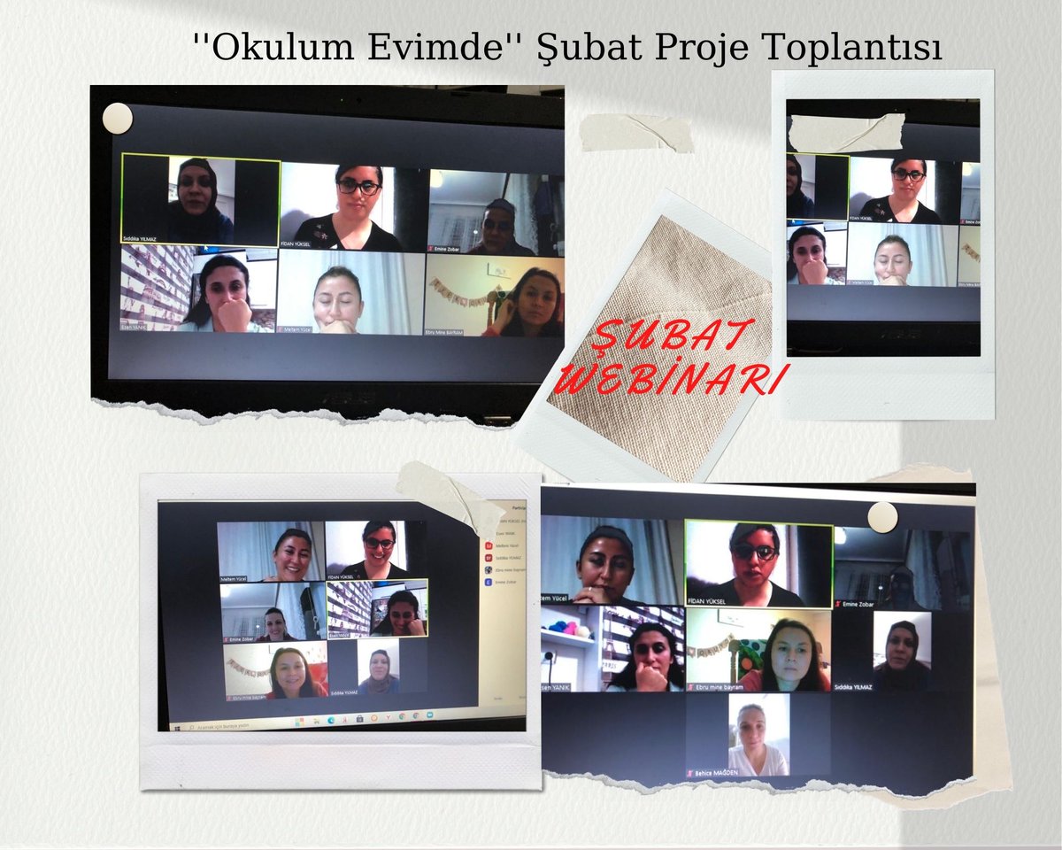 Tüm ortakların katılımı ile Şubat toplantımızı gerçekleştirdik.Projemizin genel değerlendirmesini yaparak yapacaklarımız ile ilgili fikir paylaşımlarında bulunduk.