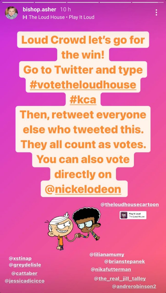chileansonicfan's tweet photo. What they said uwu 😎
Let's go louders! Vote! <333 #TheLoudHouse
#VoteTheLoudHouse #KCA 
https://t.co/KesDEETPJq
https://t.co/XzLkXapfgV https://t.co/3rs2WKyiCI