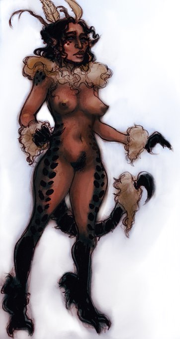 @SeductiGhoul A big ol congratulations to you!🎉!!! I'd love to see Jericho as Figure A with Stell! They're 5'3" and a clever, crafty  wildmage hosting multiple souls  (And apparently the victim of unfortunate  Twitter cropping). 