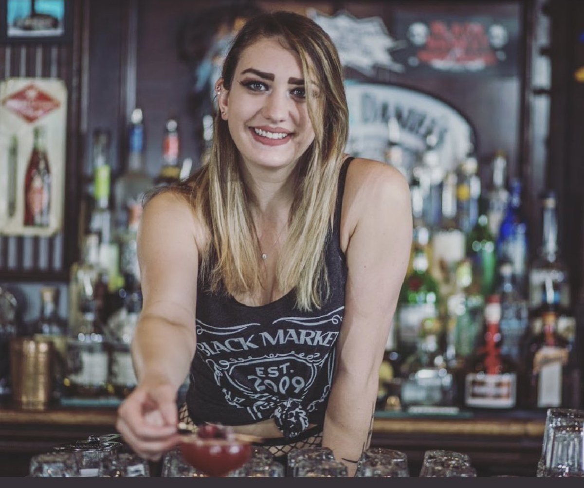 Food and drink with a great atmosphere #evilbartenderempire #blackmarketbar 💀 two locations to choose from. #birminghamAlabama