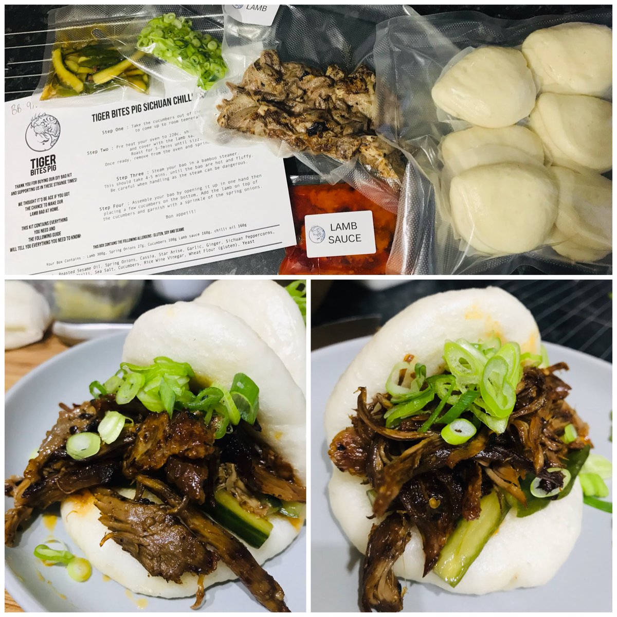 MrLumz's tweet photo. Hi, my name’s Matt and I’m an @_tigerbitespig addict... 😳🤣 The Brum bao masters have delivered 🔥 again with the incredible Sichuan Lamb home kit.  Just DELICIOUS 🤤. Absolute banger &amp; our favourite so far. Hope it pops up again in future 🤞🏼🙏🏼 https://t.co/m8wvHCyH1e
