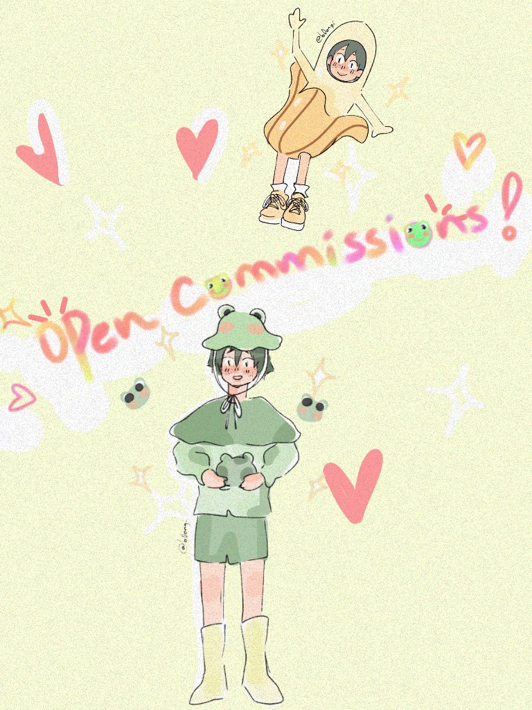 Hello! COMMISSIONS OPEN!
At last I finished my commission table, I don't know why I'm so nervous haha ​​maybe no one will buy or maybe yes👉👈 But I hope I have good luck! by the way, thanks for the 5k askdkddk
Would you help me by sharing this so that people are interested💓 