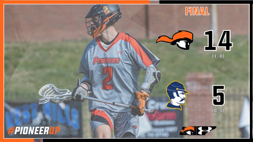 TusculumSports's tweet photo. PIONEERS WIN! Braden Elam led @TusculumMLAX with three goals and two assists in a season-opening win at Alderson Broaddus! #WeArePioneers #PioneerUP https://t.co/LufIpG7afy