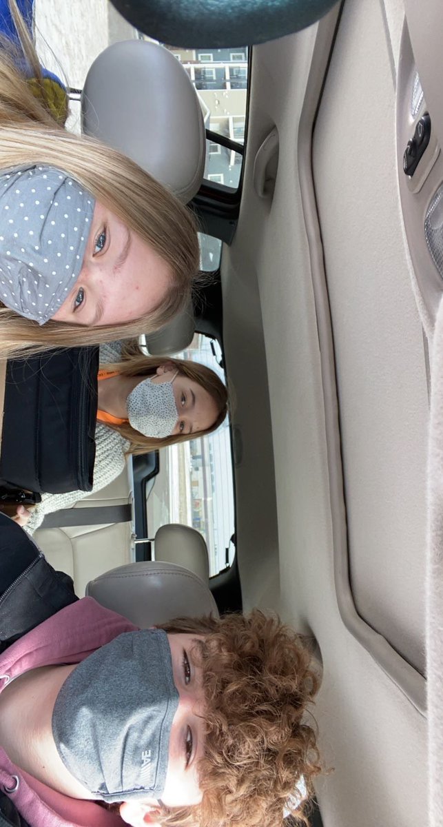 HuronPep's tweet photo. HHS pep club had the privilege of delivering meals on wheels this past week! we had 20 total helpers! thank you to everyone who helped deliver and we hope we get the chance to do it again!!🧡🖤 #gotigers #pepclub https://t.co/cVcDqioolr