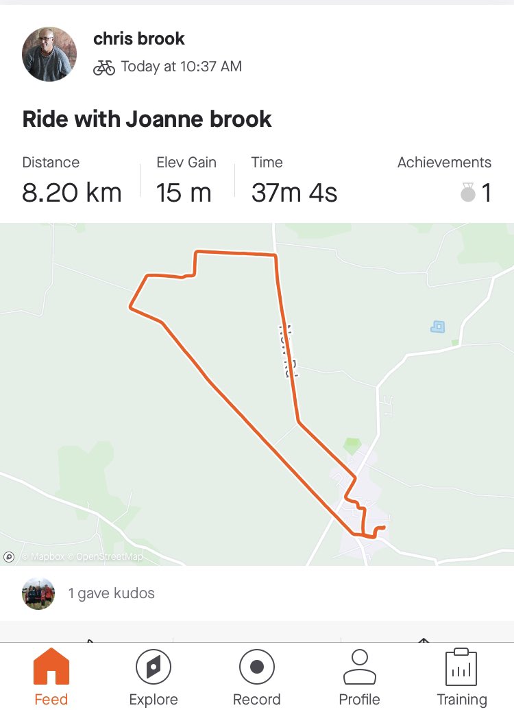 chris4cricket's tweet photo. Cycling with the good lady. https://t.co/Difck8rc9c