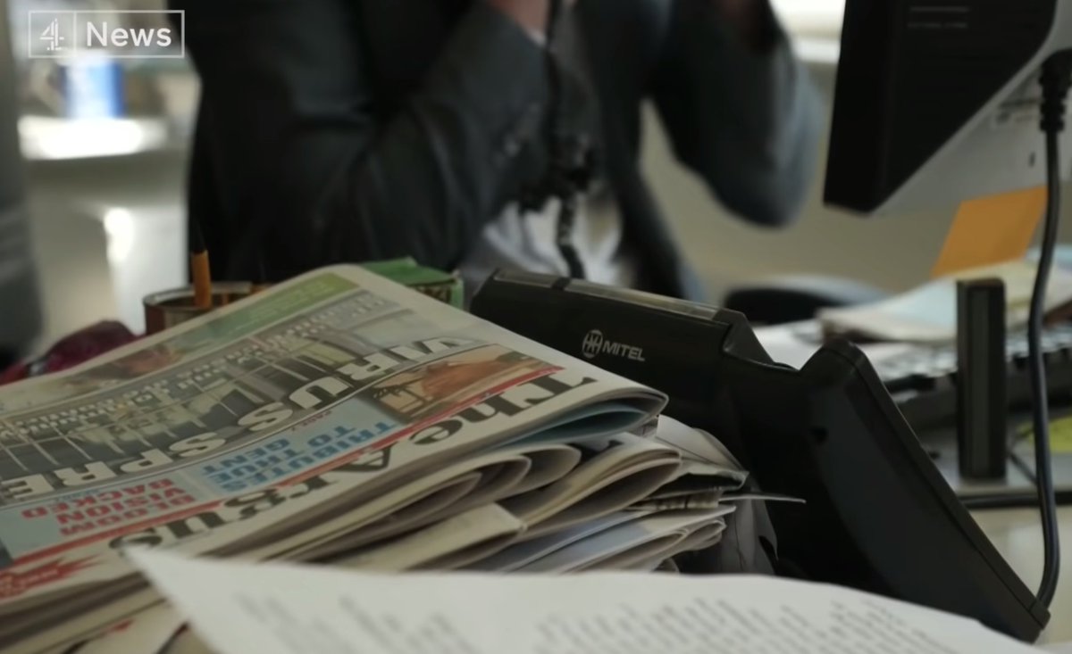 This is the story as we heard it in the newsroom of the local paper — as the first wave began to break, and the calls came flooding in from brave and terrified people across  #Brighton