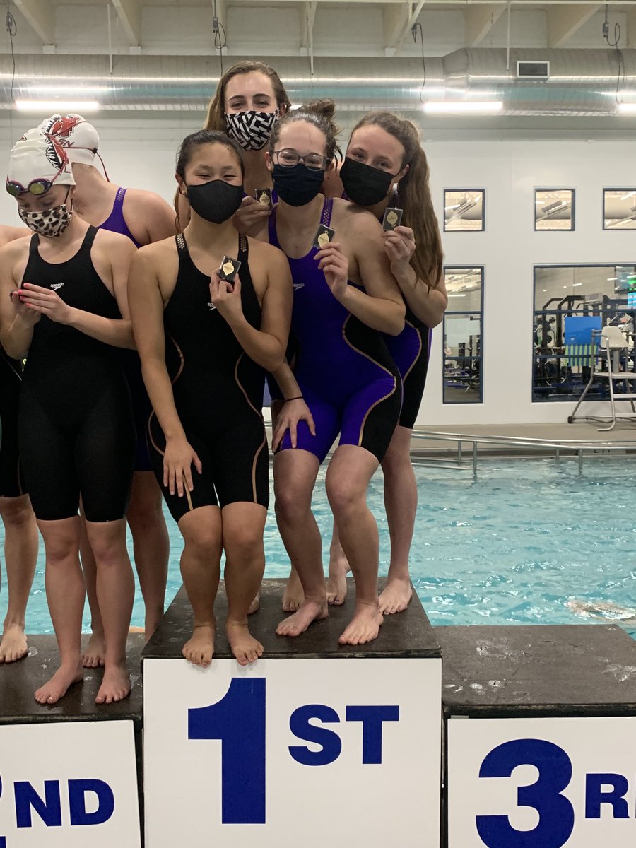 Started with a 1st place finish in the 200 yd. Medley Relay!