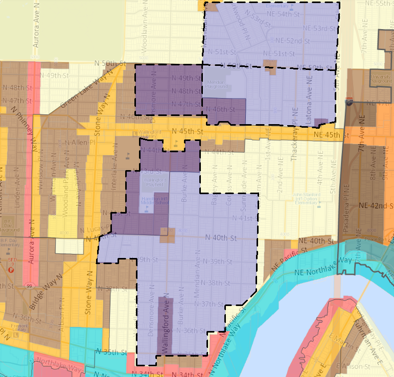 let's overlay these maps! yikes!i've added a blue fill for the proposed historic districts on the zoning map. the lightest blue? it's all single family zoning. a designation that should never have existed in the first place (and didn't prior to 1923)dk blue is existing MFH