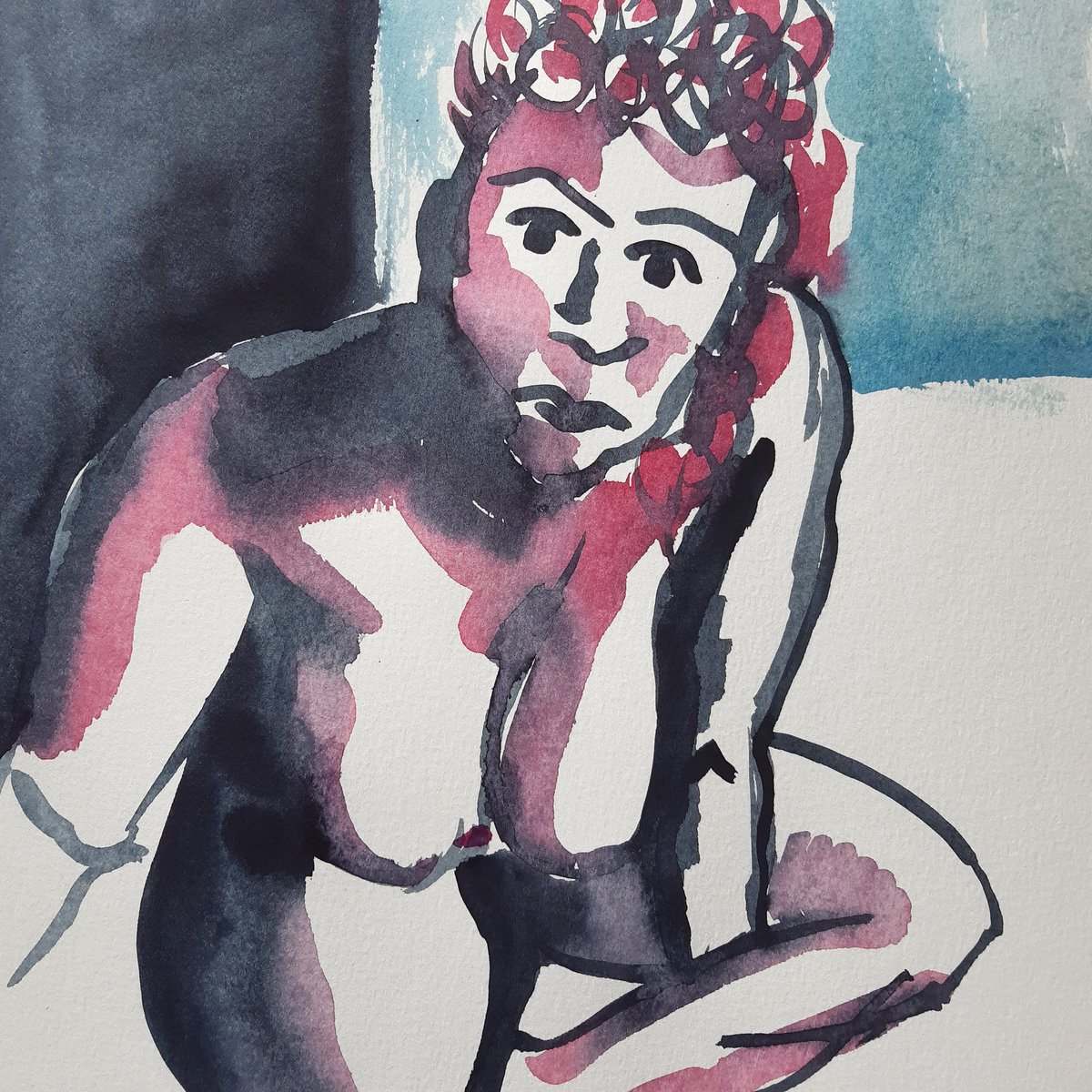 CatPigeons's tweet photo. Two very different quick drawings from enjoyable life drawing session today with the lovely Lucia online with @LondonDrawing Great session. I need more practice that's for sure!
#lifedrawing #londonlifedrawing https://t.co/SvMc7z48yZ