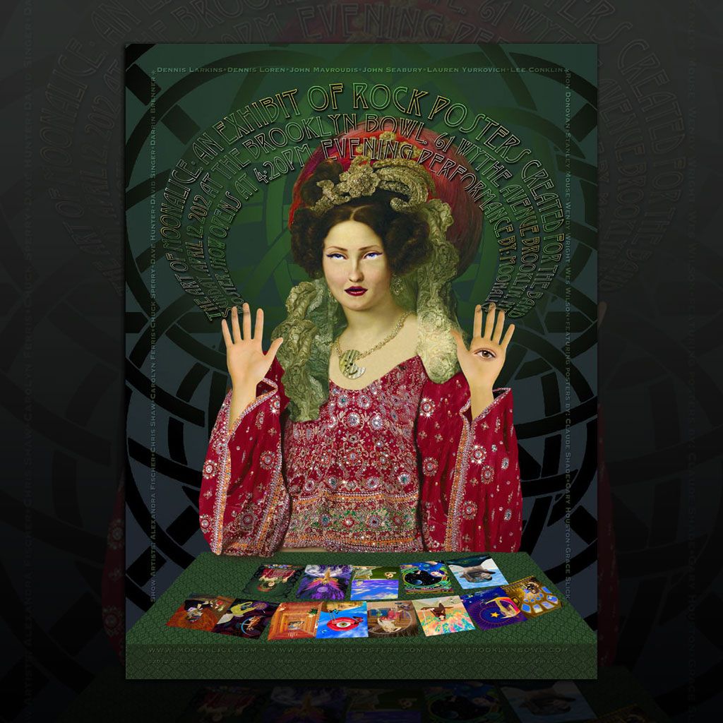MoonalicePoster's tweet photo. 💖 @Moonalice Poster Lovers Collection: 4/8/12 Art of Moonalice, Brook­lyn Bowl, Brook­lyn, New York by @CarolynFerris https://t.co/fd3bcPnr2o M455 #MAPR #MAP0321 #CarolynFerris #concertposter #gigposter #ValentinesGift #PosterQueen https://t.co/Ldj4nIRyVo
