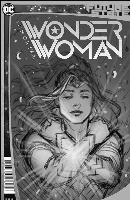 The Sketch ➡️ The Finished Art! Immortal Wonder Woman #2 comes out on Feb 16 ?✨ 