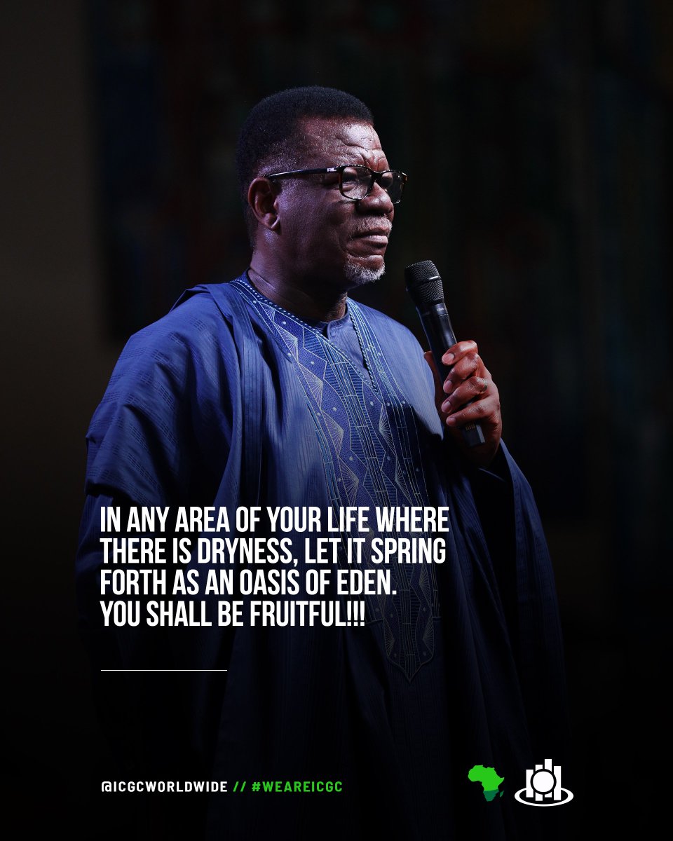 icgcworldwide's tweet photo. It is God's desire to see you bear fruit in every area of your life. We speak to the dry patches and declare an overflow of grace. https://t.co/fQ9mY9MAF8