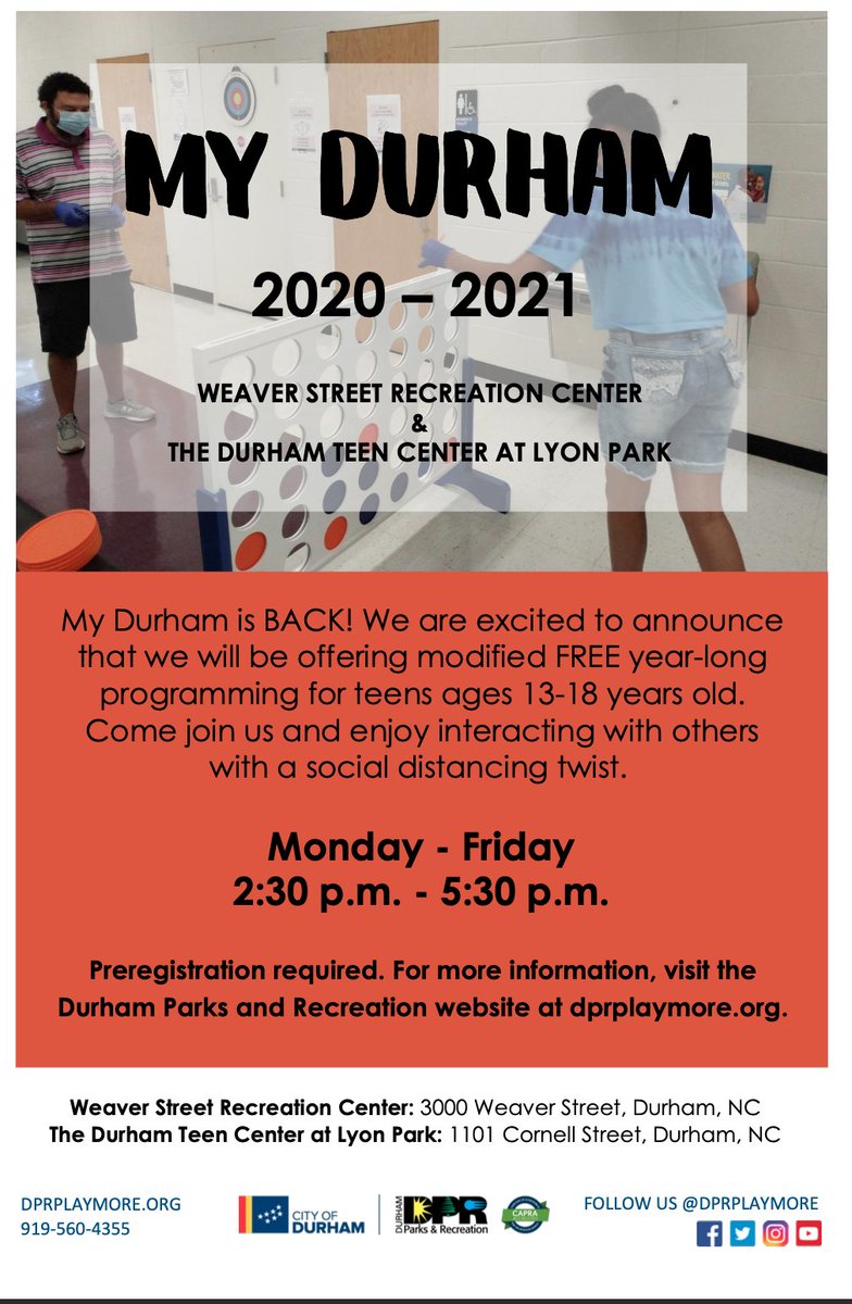 Exciting news! My Durham is back!