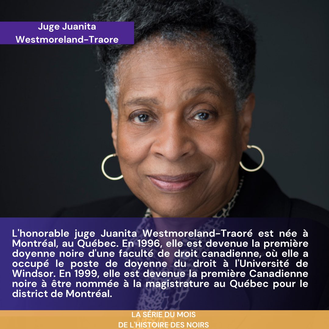 Happy Saturday! Meet Justice Juanita Westmoreland-Traore. #BHM #blackhistoryeveryday