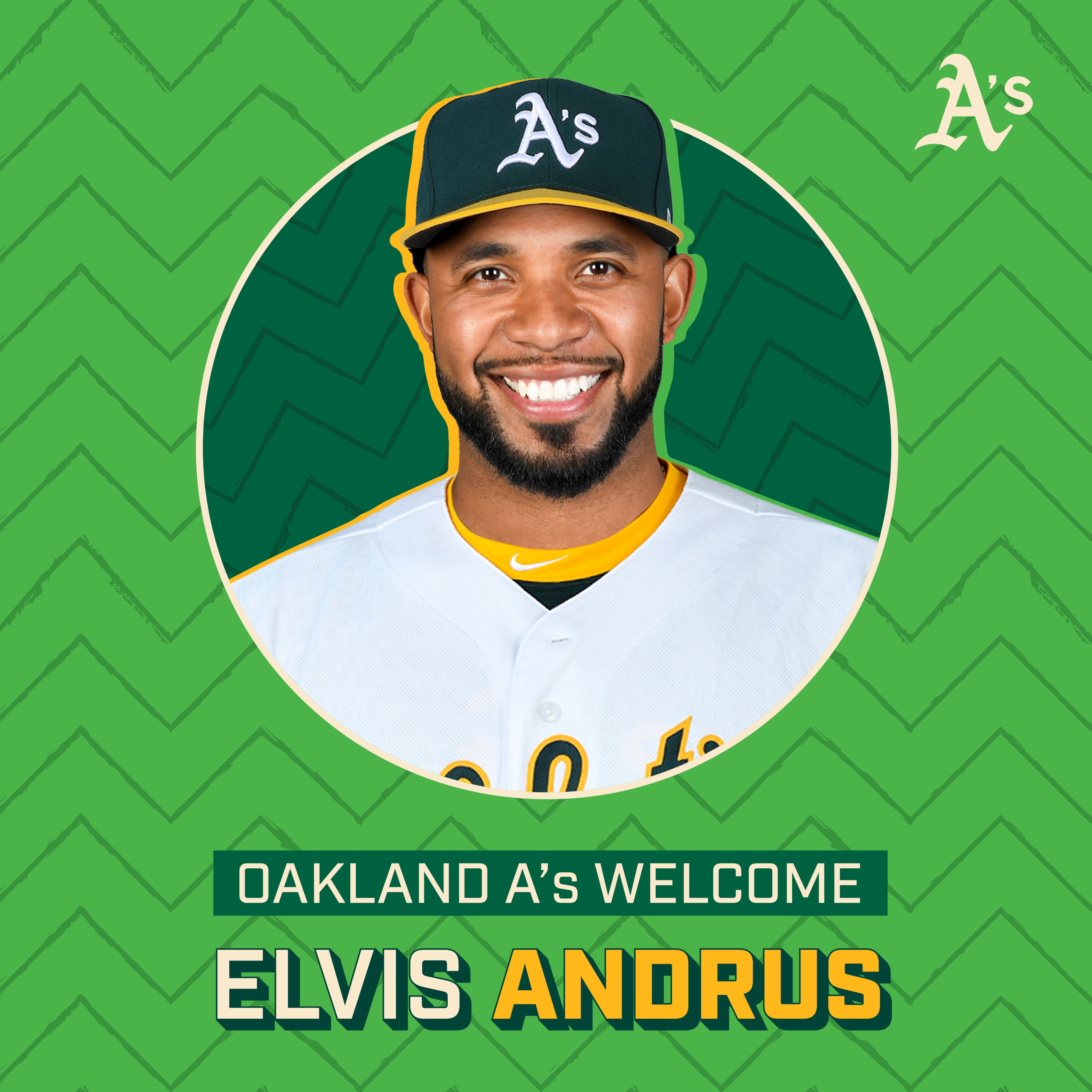 Oakland A's on X: We have acquired two-time All-Star shortstop Elvis  Andrus and catcher Aramis Garcia from the Texas Rangers in exchange for DH  Khris Davis, catcher Jonah Heim, and RHP Dane